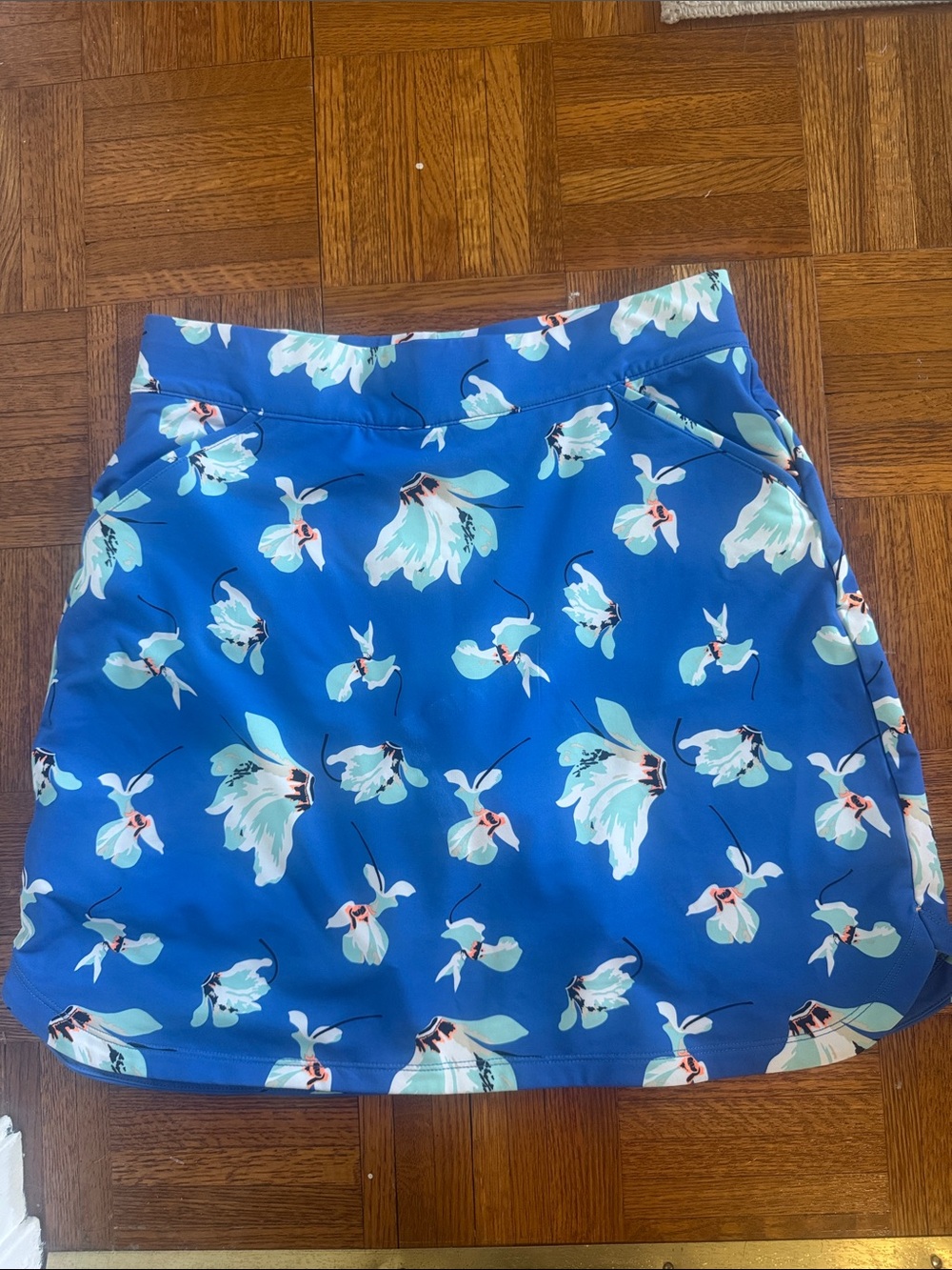 Peter Millar Blue Floral Mini Skort